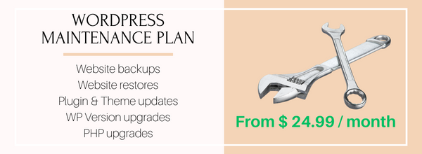 WordPress Maintenace Plan
